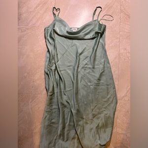 Mint green Nicole Miller slip dress